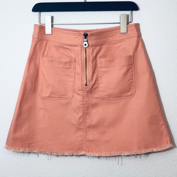SUMMER CLOSEOUT ☀️ \Madewell\• A-Line Zip Skirt - Picture 1 of 11